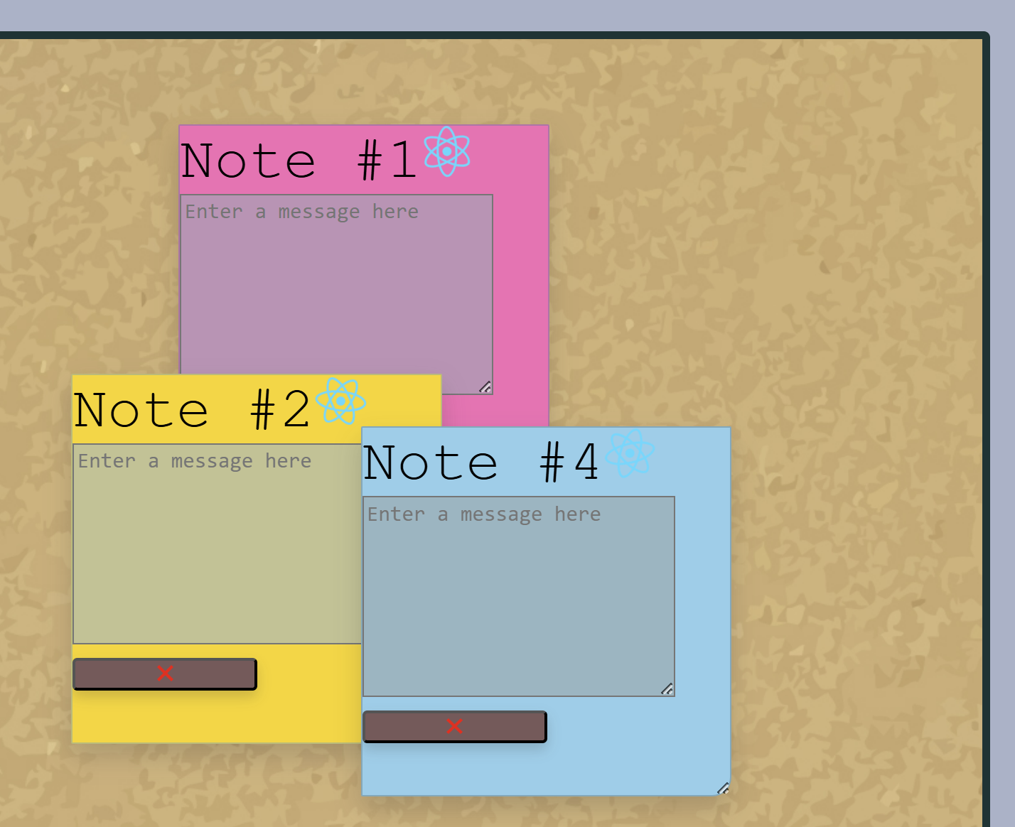 REACTionary Notes